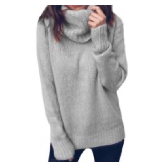 PETITE Cozy Knitted Turtleneck Sweater - Picture 5 of 5